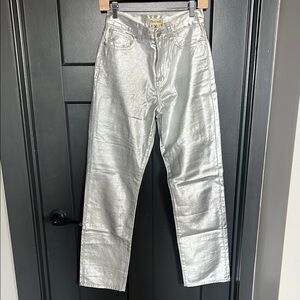 Madewell silver jeans